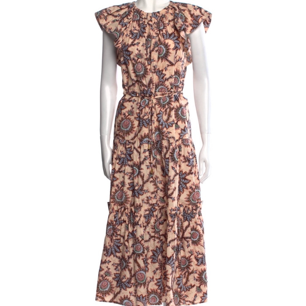 ALC Flutter Sleeve Maxi Dress